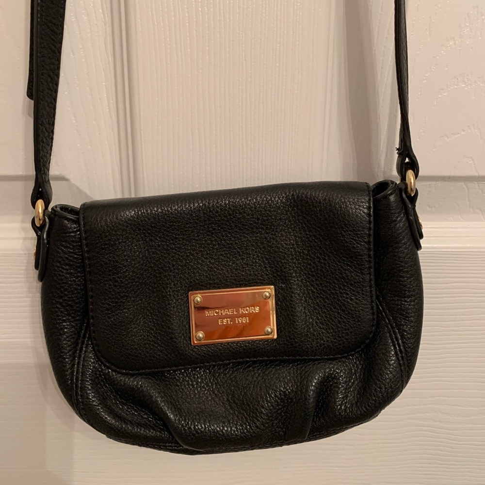 Michael Kors black crossbody bag